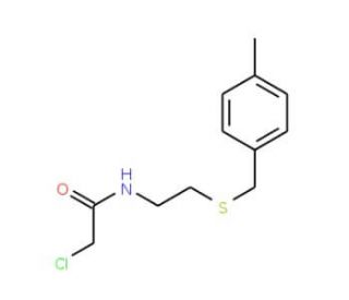 2-chloro-N-{2-[(4-methylbenzyl)thio]ethyl}acetamide - chemical structure image