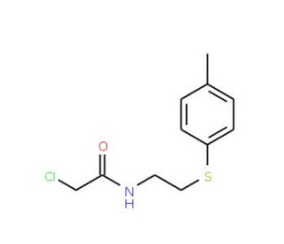 2-chloro-N-{2-[(4-methylphenyl)thio]ethyl}acetamide - chemical structure image