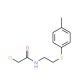 2-chloro-N-{2-[(4-methylphenyl)thio]ethyl}acetamide - chemical structure image