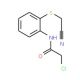 2-chloro-N-{2-[(cyanomethyl)thio]phenyl}acetamide - chemical structure image