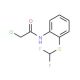 2-chloro-N-{2-[(difluoromethyl)thio]phenyl}acetamide - chemical structure image