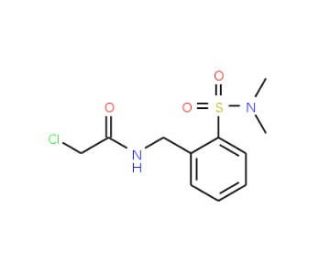 2-chloro-N-{2-[(dimethylamino)sulfonyl]benzyl}acetamide - chemical structure image