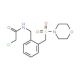 2-chloro-N-{2-[(morpholin-4-ylsulfonyl)methyl]benzyl}acetamide - chemical structure image