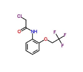 2-chloro-N-[2-(2,2,2-trifluoroethoxy)phenyl]acetamide - chemical structure image