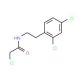 2-Chloro-N-[2-(2,4-dichloro-phenyl)-ethyl]-acetamide (CAS 34162-22-6) - chemical structure image