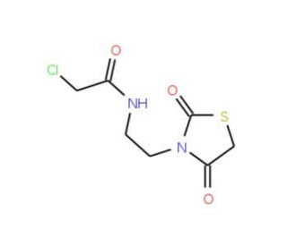 2-Chloro-N-[2-(2,4-dioxo-thiazolidin-3-yl)-ethyl]-acetamide - chemical structure image