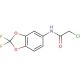 2-Chloro-N-(2,2-difluoro-benzo[1,3]dioxol-5-yl)-acetamide - chemical structure image