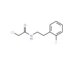 2-chloro-N-[2-(2-fluorophenyl)ethyl]acetamide (CAS 141463-68-5) - chemical structure image