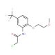 2-Chloro-N-[2-(2-methoxy-ethoxy)-5-trifluoromethyl-phenyl]-acetamide - chemical structure image