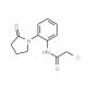 2-chloro-N-[2-(2-oxopyrrolidin-1-yl)phenyl]acetamide - chemical structure image