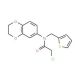 2-chloro-N-2,3-dihydro-1,4-benzodioxin-6-yl-N-(thien-2-ylmethyl)acetamide - chemical structure image