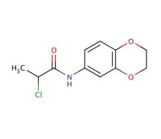 2-Chloro-N-(2,3-dihydro-benzo[1,4]dioxin-6-yl)-propionamide - chemical structure image
