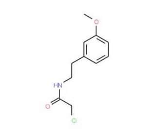 2-chloro-N-[2-(3-methoxyphenyl)ethyl]acetamide (CAS 34162-12-4) - chemical structure image