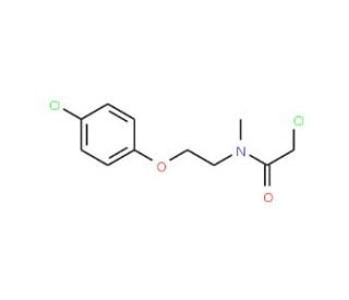 2-chloro-N-[2-(4-chlorophenoxy)ethyl]-N-methylacetamide - chemical structure image