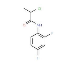 2-chloro-N-(2,4-difluorophenyl)propanamide - chemical structure image