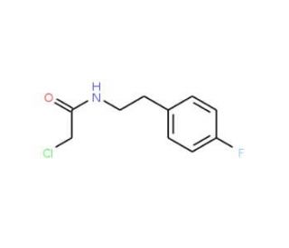 2-Chloro-N-[2-(4-fluoro-phenyl)-ethyl]-acetamide (CAS 380346-60-1) - chemical structure image
