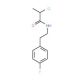 2-chloro-N-[2-(4-fluorophenyl)ethyl]propanamide - chemical structure image