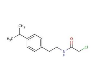 2-chloro-N-[2-(4-isopropylphenyl)ethyl]acetamide - chemical structure image
