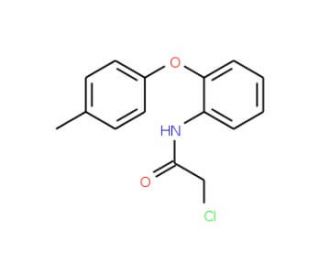 2-chloro-N-[2-(4-methylphenoxy)phenyl]acetamide - chemical structure image