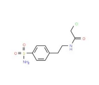 2-Chloro-N-[2-(4-sulfamoyl-phenyl)-ethyl]-acetamide - chemical structure image