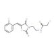 2-Chloro-N-{2-[5-(2-fluoro-benzylidene)-2,4-dioxo-thiazolidin-3-yl]-ethyl}-acetamide - chemical structure image