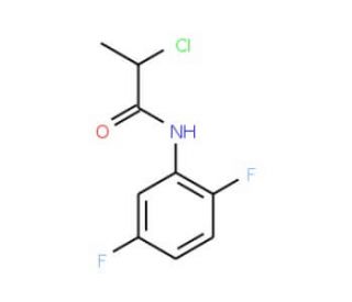 2-chloro-N-(2,5-difluorophenyl)propanamide - chemical structure image