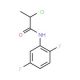 2-chloro-N-(2,5-difluorophenyl)propanamide - chemical structure image