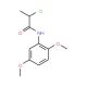 2-chloro-N-(2,5-dimethoxyphenyl)propanamide - chemical structure image