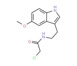 2-chloro-N-[2-(5-methoxy-1H-indol-3-yl)ethyl]acetamide - chemical structure image