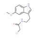 2-chloro-N-[2-(5-methoxy-1H-indol-3-yl)ethyl]acetamide - chemical structure image