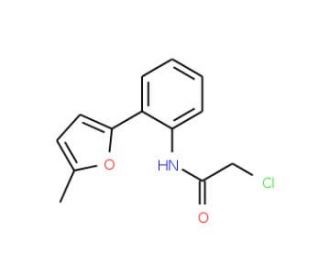2-Chloro-N-[2-(5-methyl-furan-2-yl)-phenyl]-acetamide - chemical structure image