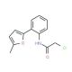 2-Chloro-N-[2-(5-methyl-furan-2-yl)-phenyl]-acetamide - chemical structure image