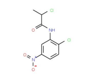 2-Chloro-N-(2-chloro-5-nitrophenyl)propanamide - chemical structure image