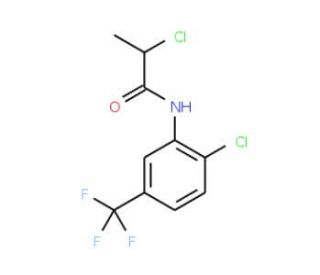 2-Chloro-N-[2-chloro-5-(trifluoromethyl)phenyl]-propanamide - chemical structure image