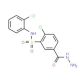 2-Chloro-N-(2-chloro-phenyl)-5-hydrazinocarbonyl-benzenesulfonamide - chemical structure image