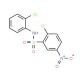 2-Chloro-N-(2-chloro-phenyl)-5-nitro-benzenesulfonamide - chemical structure image
