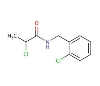 2-chloro-N-(2-chlorobenzyl)propanamide - chemical structure image