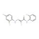 2-Chloro-N-(2-chlorophenyl)-2-[2-(2,4-dichlorophenyl)hydrazono]acetamide (CAS 861322-29-4) - chemical structure image