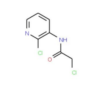2-Chloro-N-(2-chloropyridin-3-yl)acetamide - chemical structure image