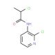 2-chloro-N-(2-chloropyridin-3-yl)propanamide - chemical structure image
