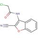 2-chloro-N-(2-cyano-1-benzofuran-3-yl)acetamide - chemical structure image