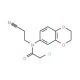 2-chloro-N-(2-cyanoethyl)-N-2,3-dihydro-1,4-benzodioxin-6-ylacetamide - chemical structure image