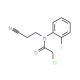 2-chloro-N-(2-cyanoethyl)-N-(2-fluorophenyl)acetamide - chemical structure image