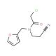 2-chloro-N-(2-cyanoethyl)-N-(2-furylmethyl)acetamide - chemical structure image