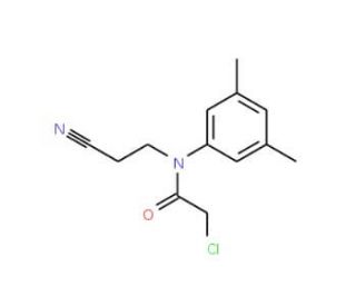 2-chloro-N-(2-cyanoethyl)-N-(3,5-dimethylphenyl)acetamide - chemical structure image