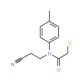 2-chloro-N-(2-cyanoethyl)-N-(4-methylphenyl)acetamide - chemical structure image