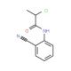 2-chloro-N-(2-cyanophenyl)propanamide - chemical structure image