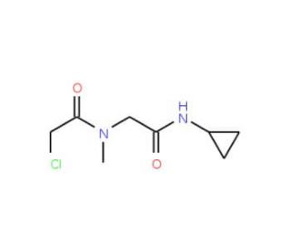 2-chloro-N-[2-(cyclopropylamino)-2-oxoethyl]-N-methylacetamide - chemical structure image