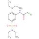 2-chloro-N-{2-(diethylamino)-5-[(diethylamino)sulfonyl]phenyl}acetamide - chemical structure image