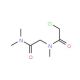 2-chloro-N-[2-(dimethylamino)-2-oxoethyl]-N-methylacetamide - chemical structure image